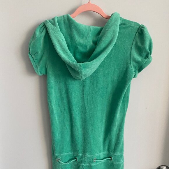 Juicy Couture Green Terry Cloth Romper Outfit - Picture 2 of 3